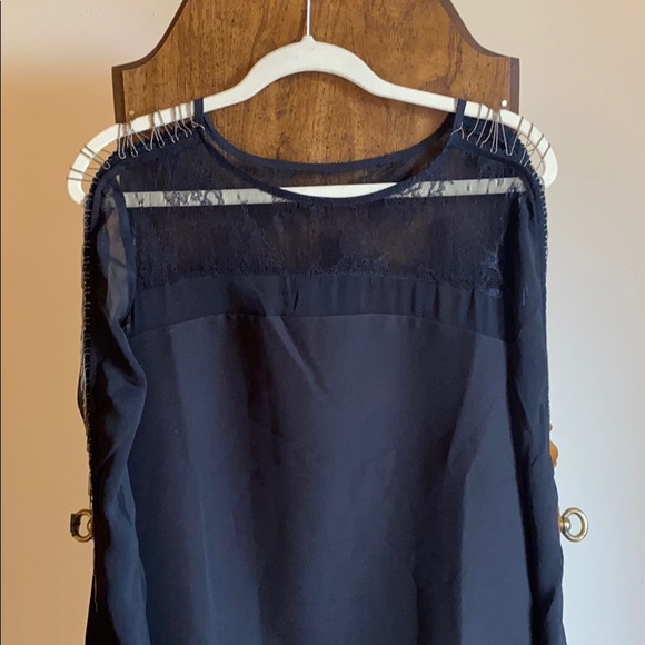 NWT adelyn rae LACE AND CHAIN DETAIL SHIFT DRESS - Picture 3 of 4